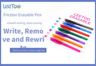 Farbe 7 sortierte feiner Punkt-Reibungs-löschbare Stifte mit Radiergummi