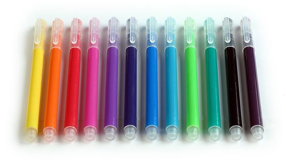 Spitzen-Reibungs-löschbare Markierungen MSDS klare Farbe2.2mm