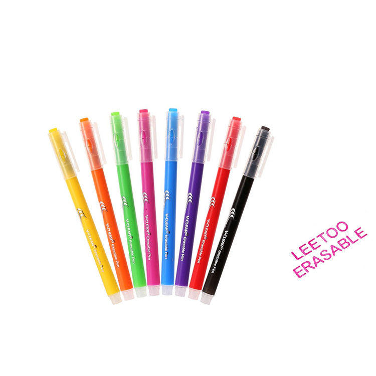 Kundenspezifisches Logo-glattes Schreiben ungiftiger Gel-Tinten-Stift Theromo Senstive löschbarer mit sortierten Farben